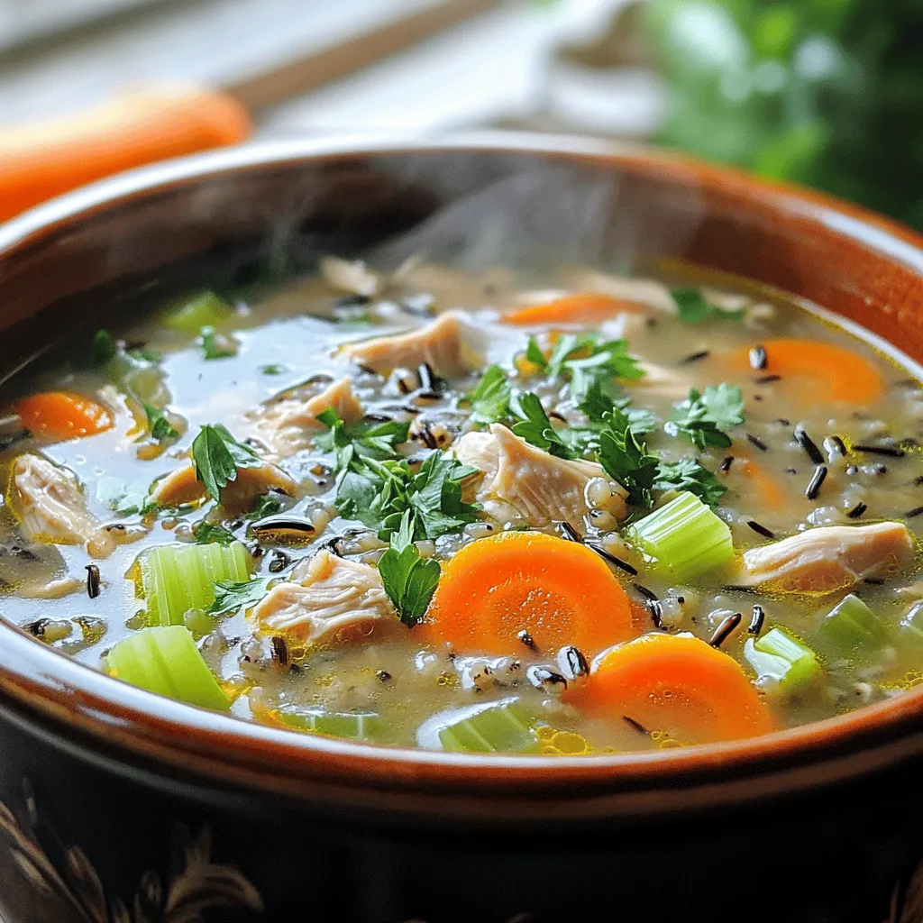 Chicken and Wild Rice Soup Flavorful Comfort Meal