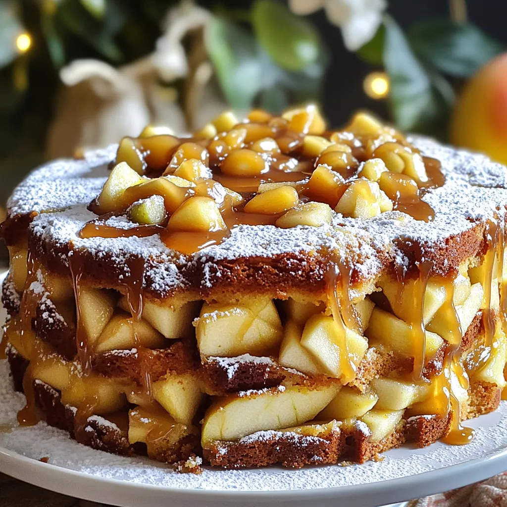Salted Caramel Apple Cake Irresistible Homemade Recipe