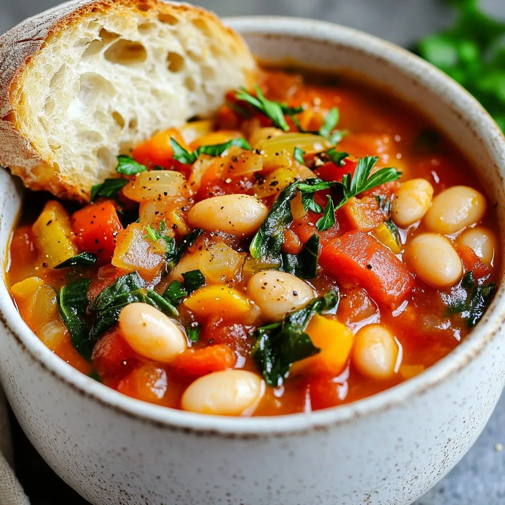 Vegan Tomato White Bean Stew Flavorful and Easy Meal