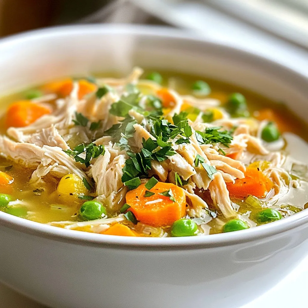 Easy Homemade Chicken Soup Flavorful Comfort Recipe
