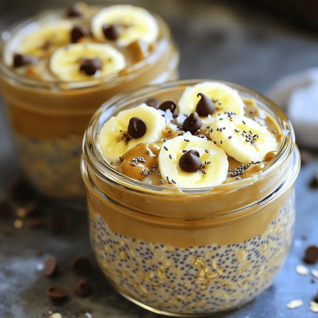 Protein Peanut Butter Cup Overnight Oats Recipe