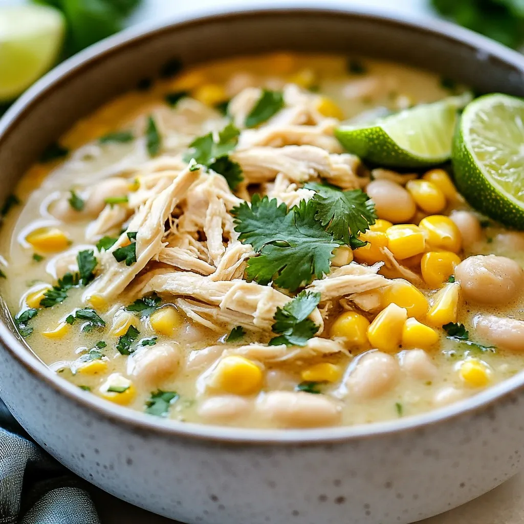 Slow Cooker White Chicken Chili Comforting and Easy