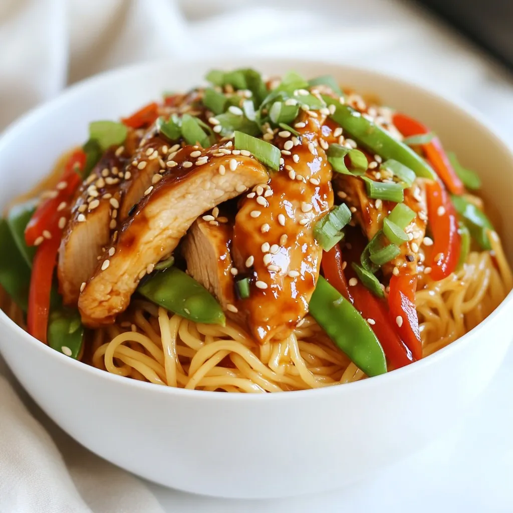 Chicken Teriyaki Noodles Quick and Flavorful Meal