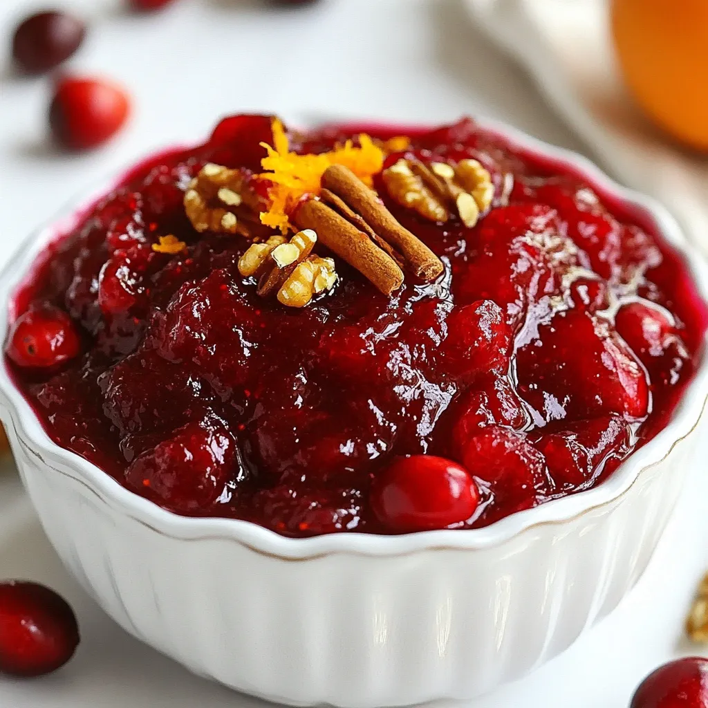 Spiced Cranberry Sauce Flavorful and Simple Recipe