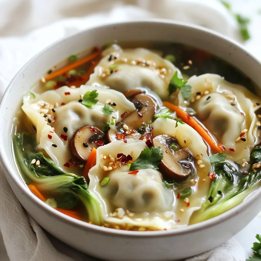 Umami Gyoza Soup Rich and Flavorful Comfort Dish