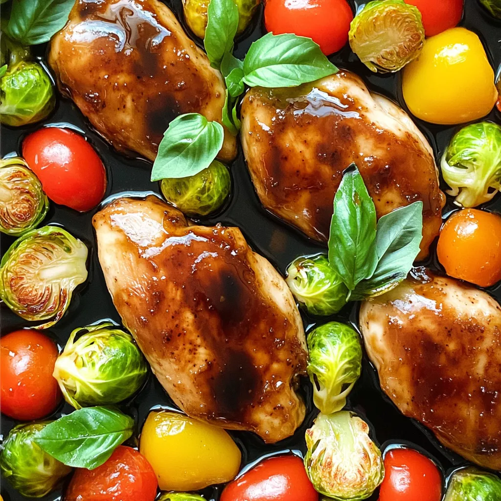 Sheet Pan Balsamic Chicken Veggies Flavorful Dinner