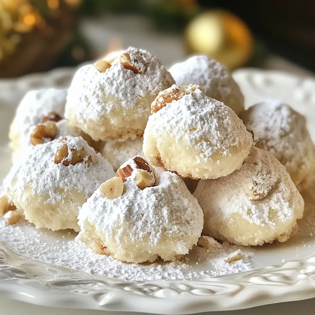Snowball Russian Tea Cakes Delightful and Easy Recipe