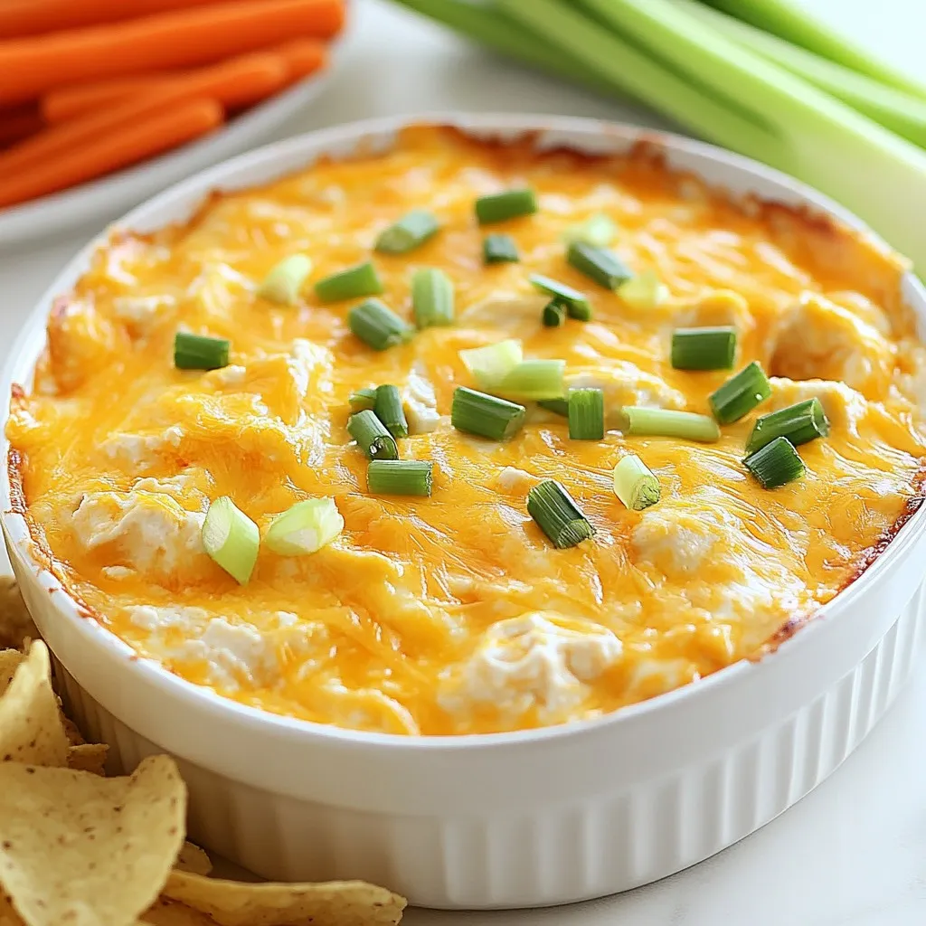 Creamy Cheesy Crockpot Buffalo Chicken Dip Recipe