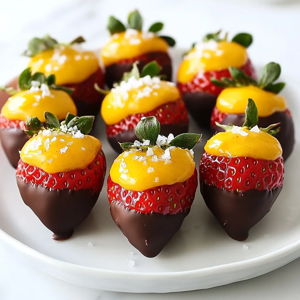 Chocolate Covered Pumpkin Strawberries Easy Treat
