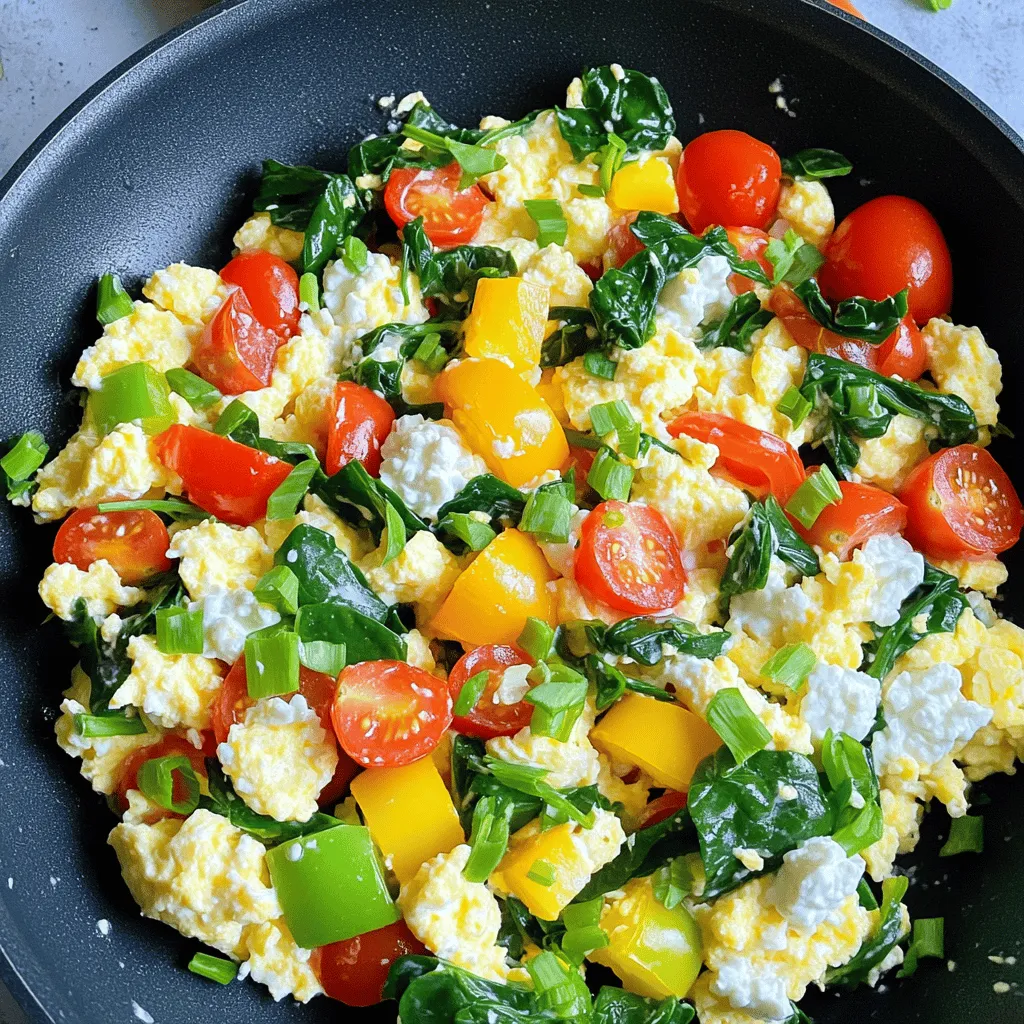 Protein Egg White Scramble Simple and Healthy Meal