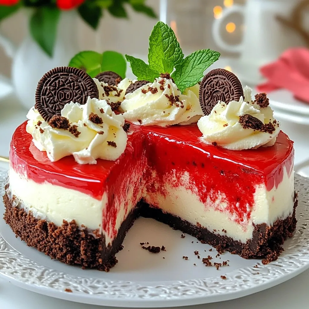 Red Velvet Oreo Cheesecake Delightful and Easy Recipe