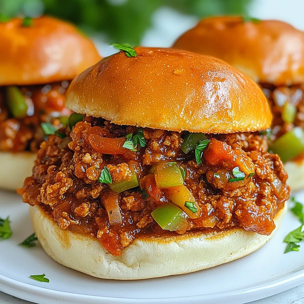 Cajun Chicken Sloppy Joes Flavorful and Easy Recipe
