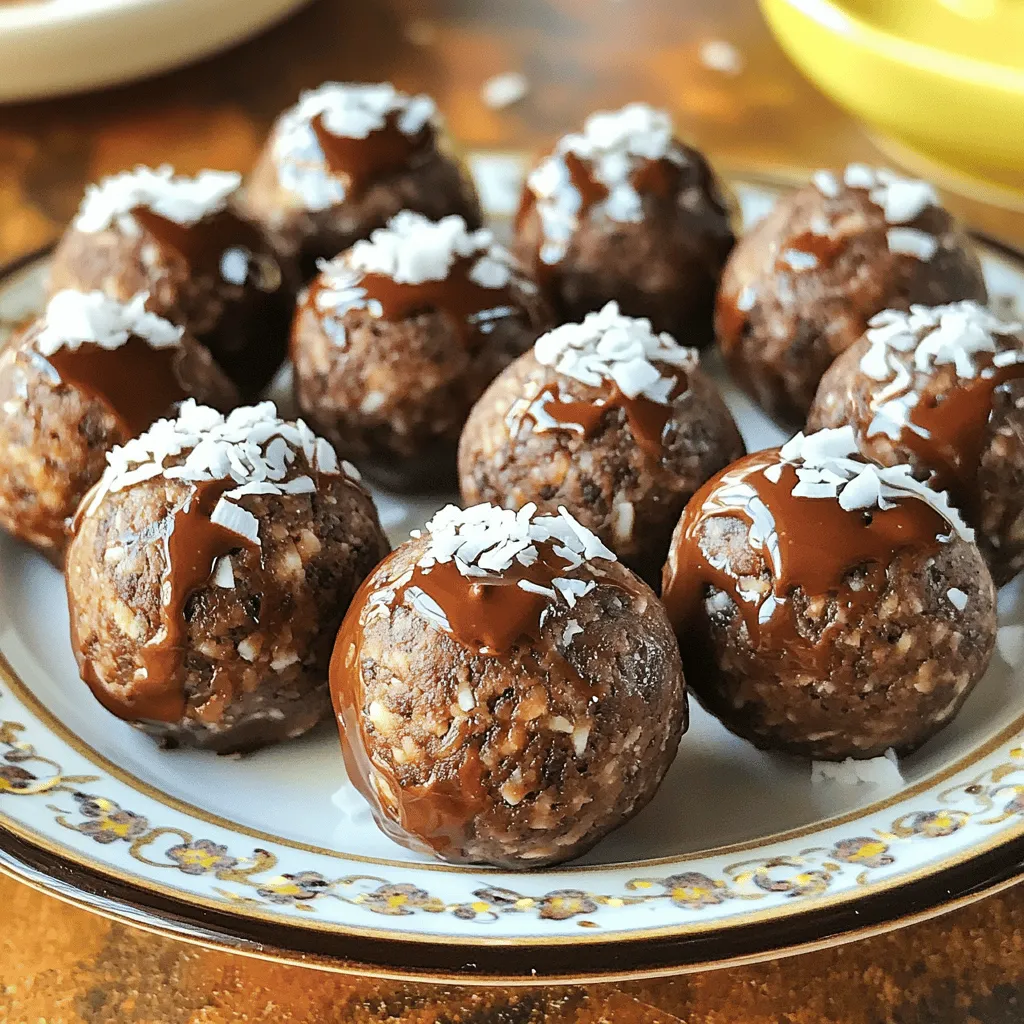 Chocolate Coconut Protein Balls Simple and Tasty Snack
