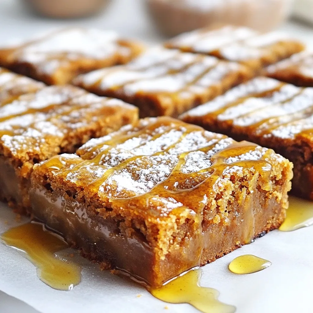 Gingerbread Cookie Bars Delightful Holiday Treat