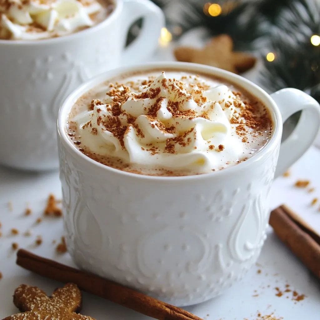 Gingerbread Hot Chocolate Cozy and Inviting Delight