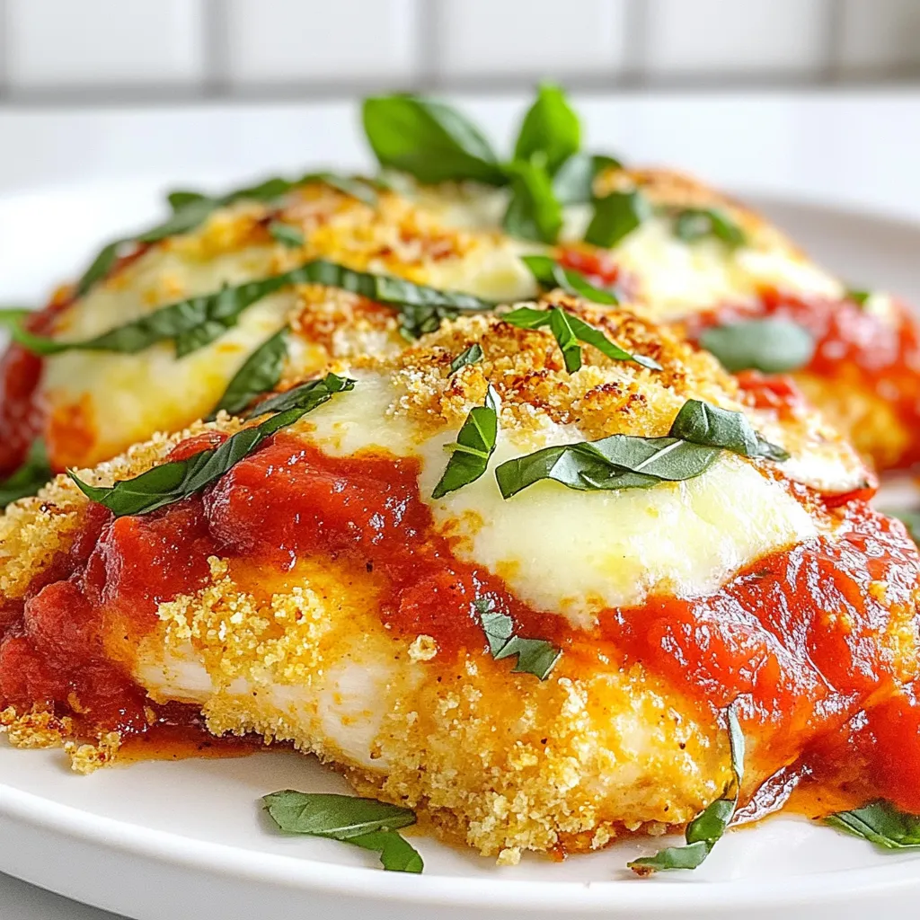 Baked Chicken Parmesan Crispy and Savory Delight