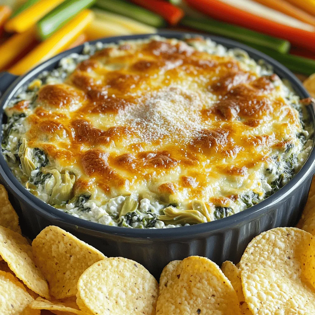 Savory Spinach Artichoke Cottage Cheese Dip Recipe