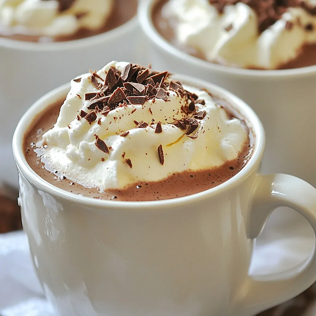 Instant Pot Hot Chocolate Rich and Creamy Delight