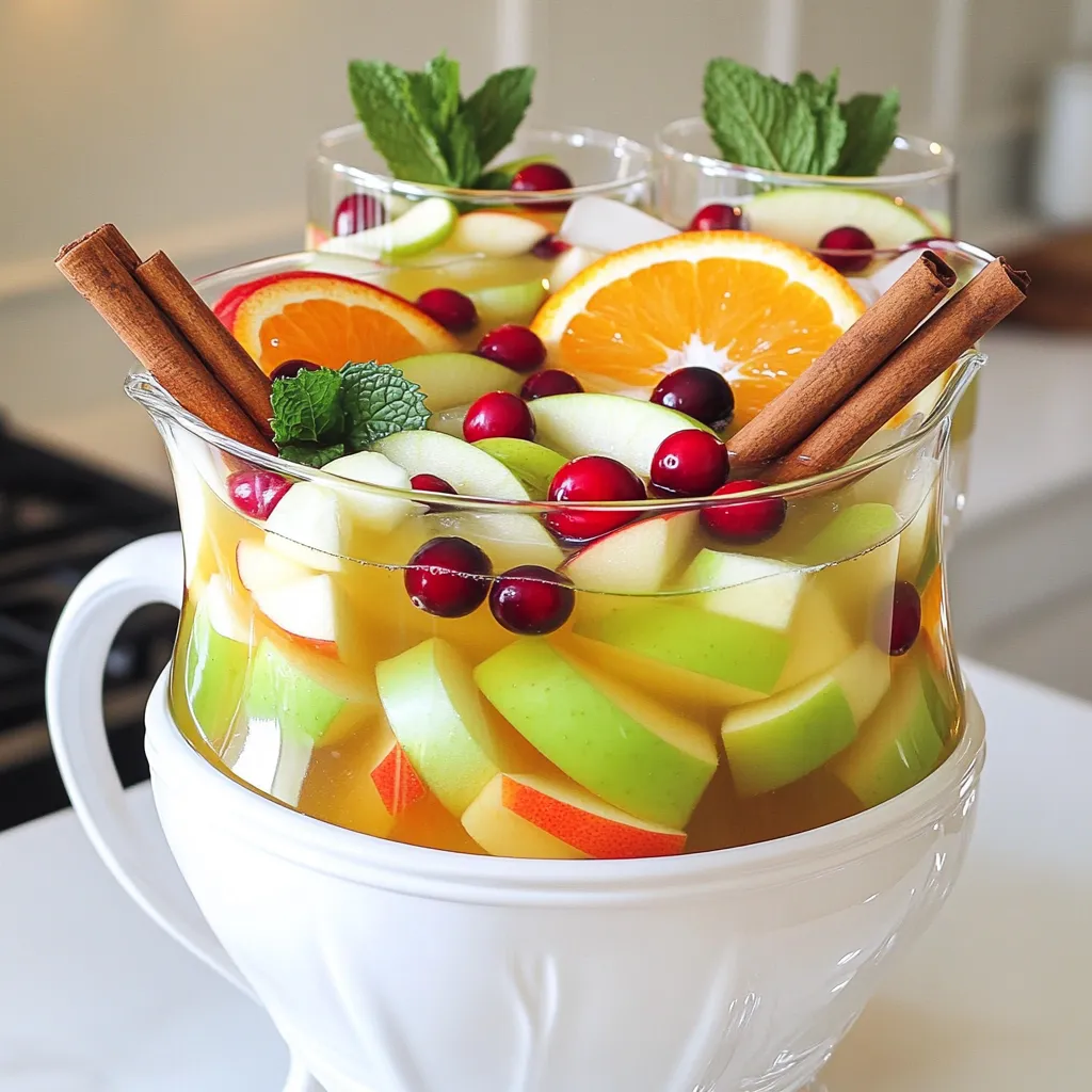 Warm Cranberry Apple Cider Sangria Recipe Delight