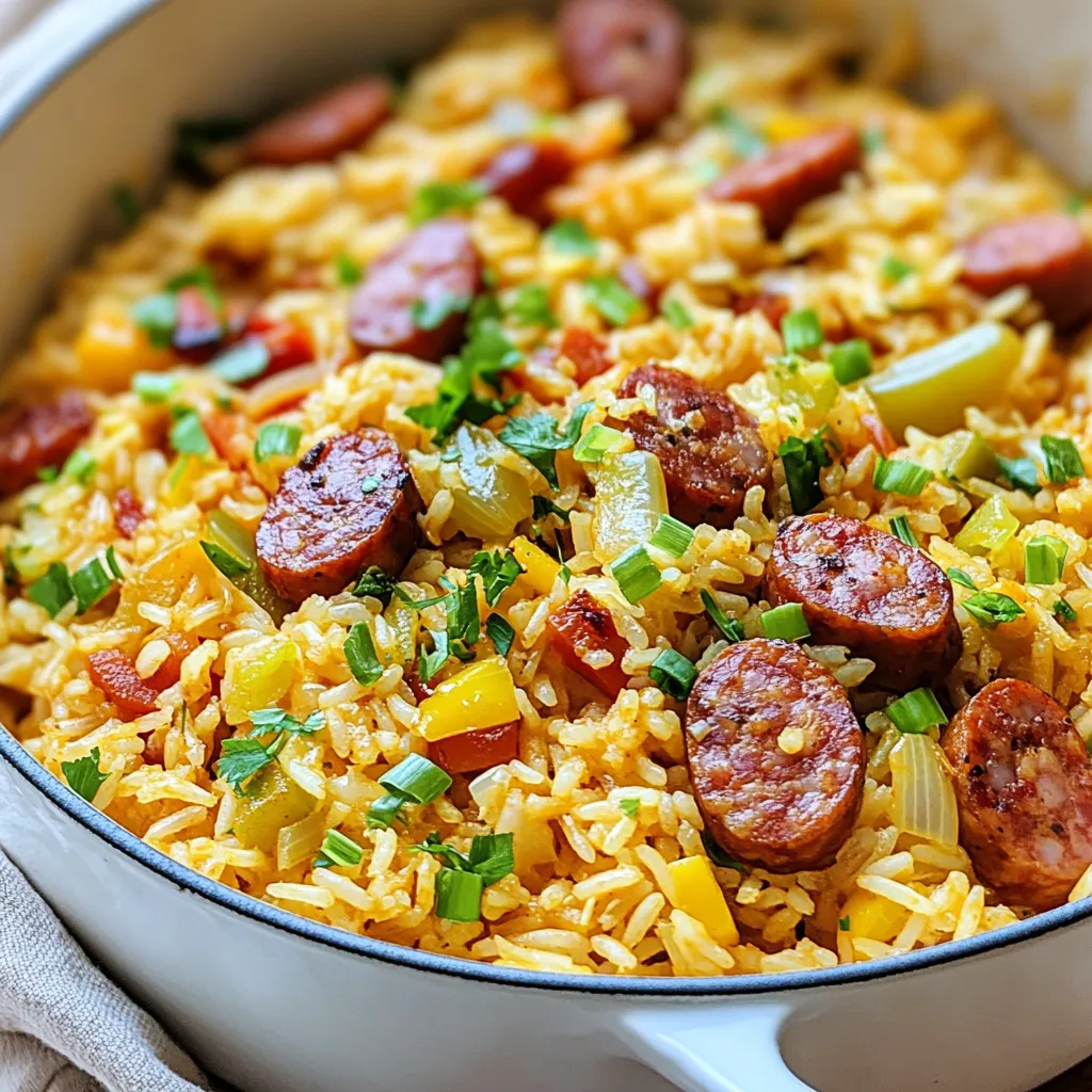 One Pot Dirty Rice with Sausage Flavorful Meal