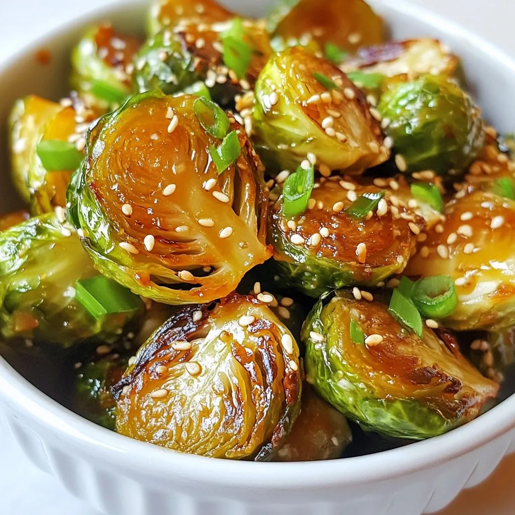 Honey Sriracha Brussels Sprouts Flavorful Roasted Treat