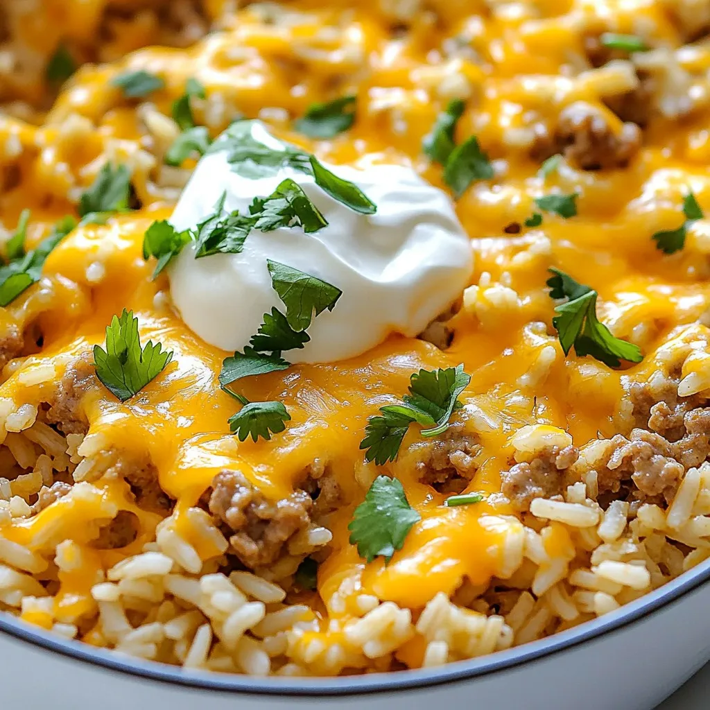 Cheesy Taco Rice Skillet Flavorful One-Pan Meal