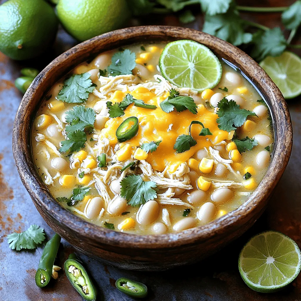Savory Slow Cooker White Chicken Chili Easy Meal Idea