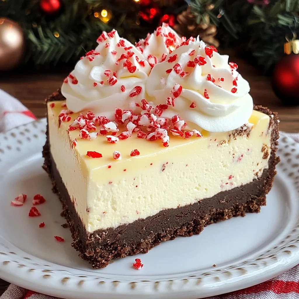 Peppermint Mocha Cheesecake Decadent Holiday Treat