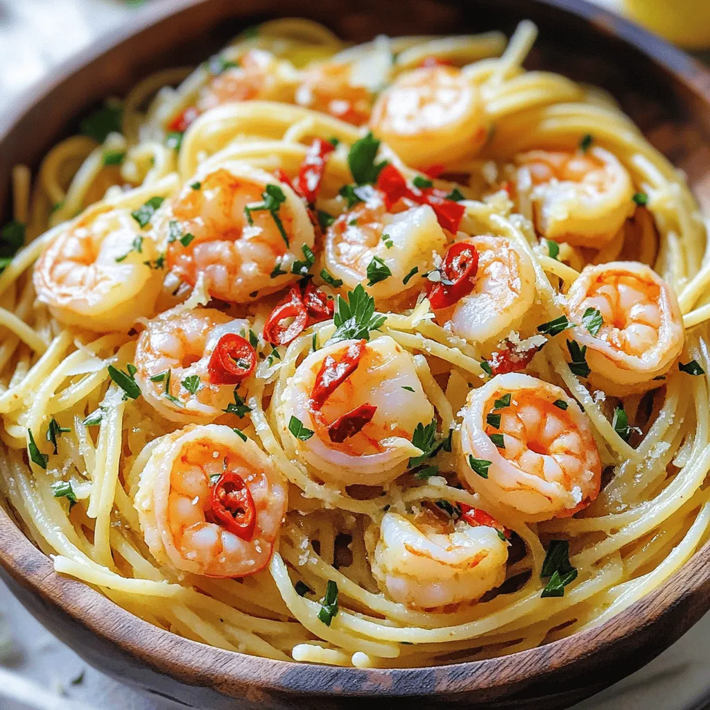 Garlic Chili Butter Shrimp Pasta Quick and Tasty Meal