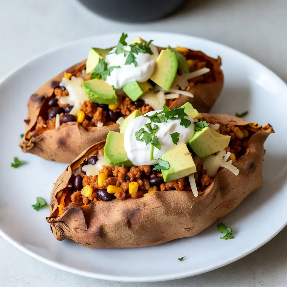 Taco Stuffed Sweet Potatoes Flavorful and Filling Meal