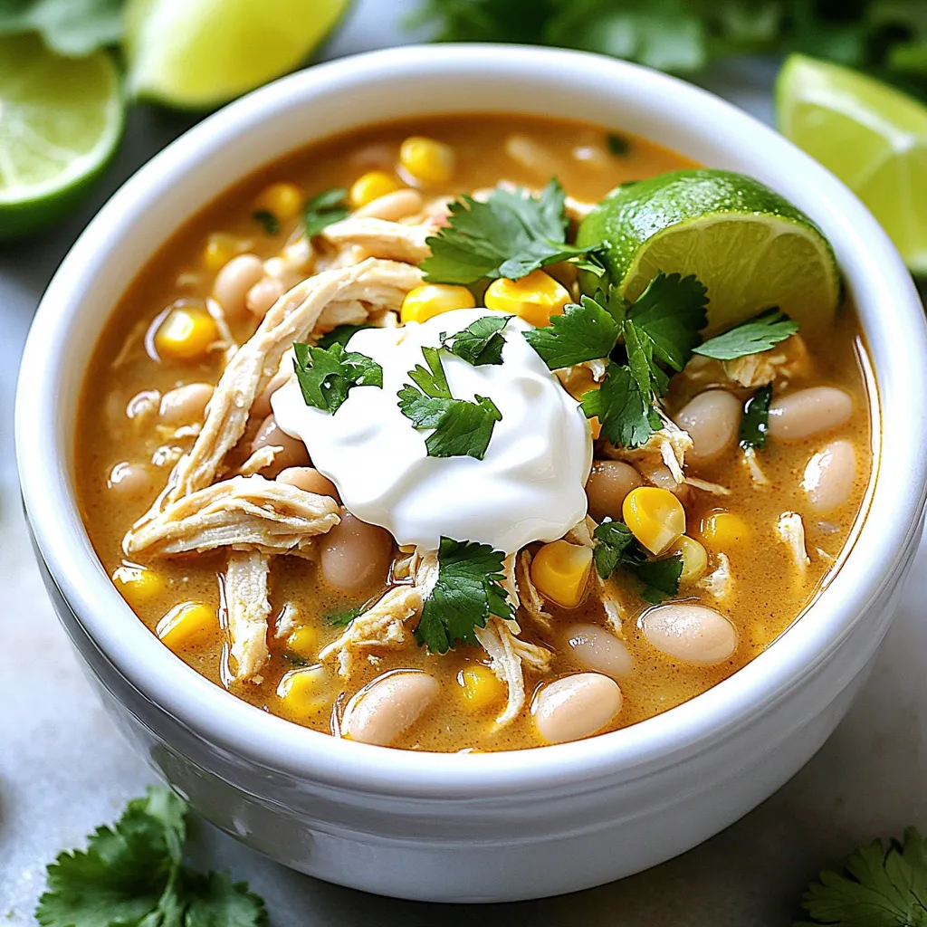 Slow Cooker White Chicken Chili Simple and Satisfying