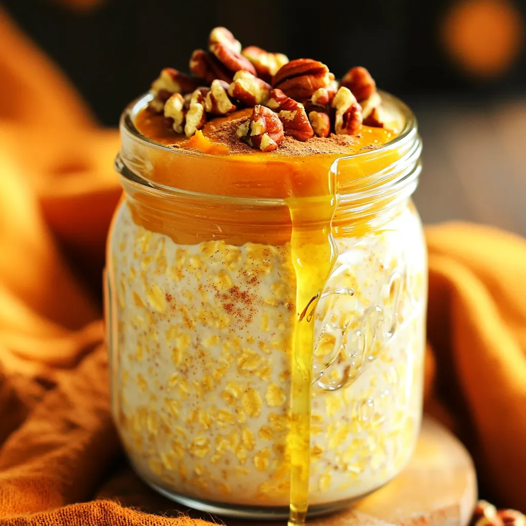 Pumpkin Spice Overnight Oats Flavorful Fall Breakfast