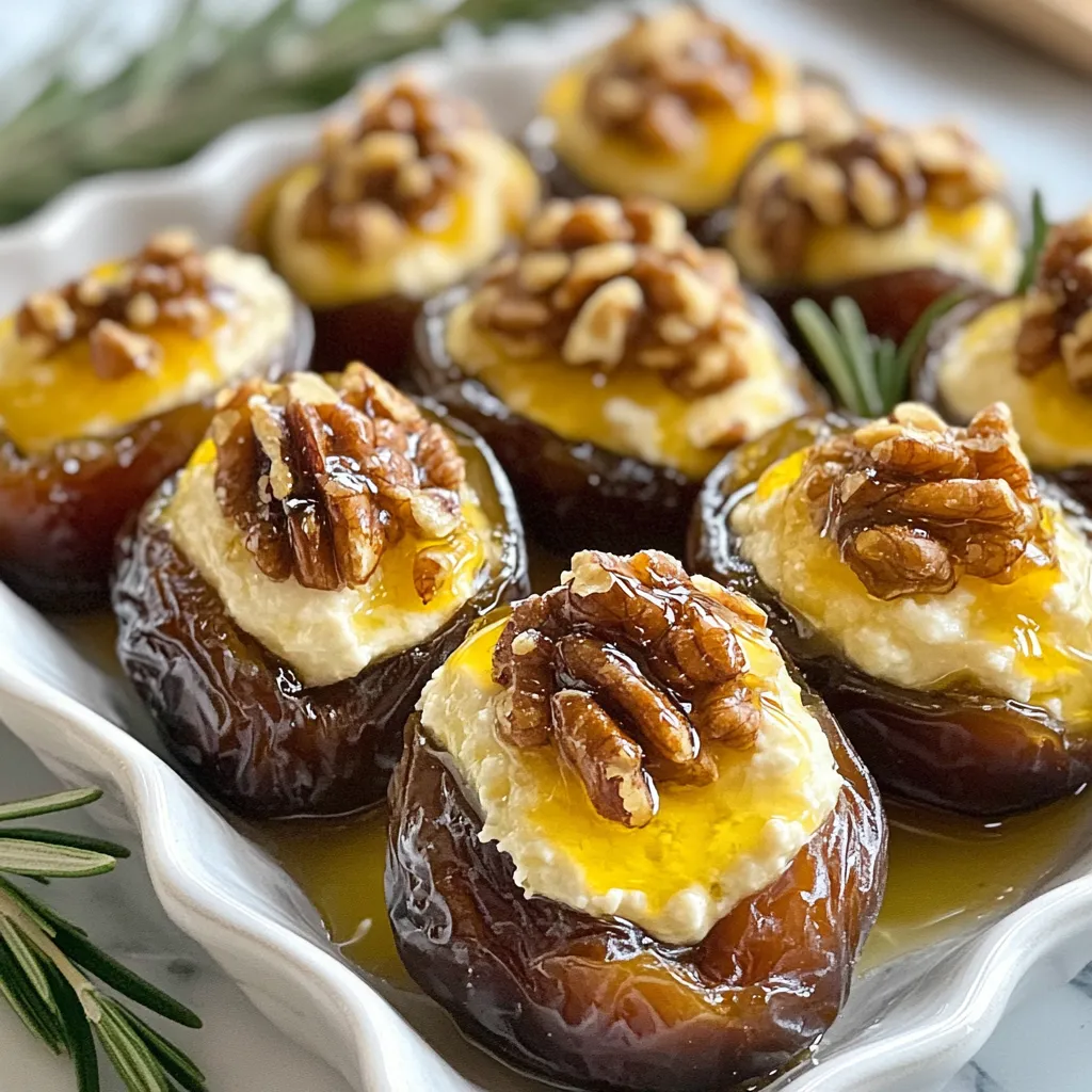Honey Goat Cheese Stuffed Dates Irresistible Appetizer