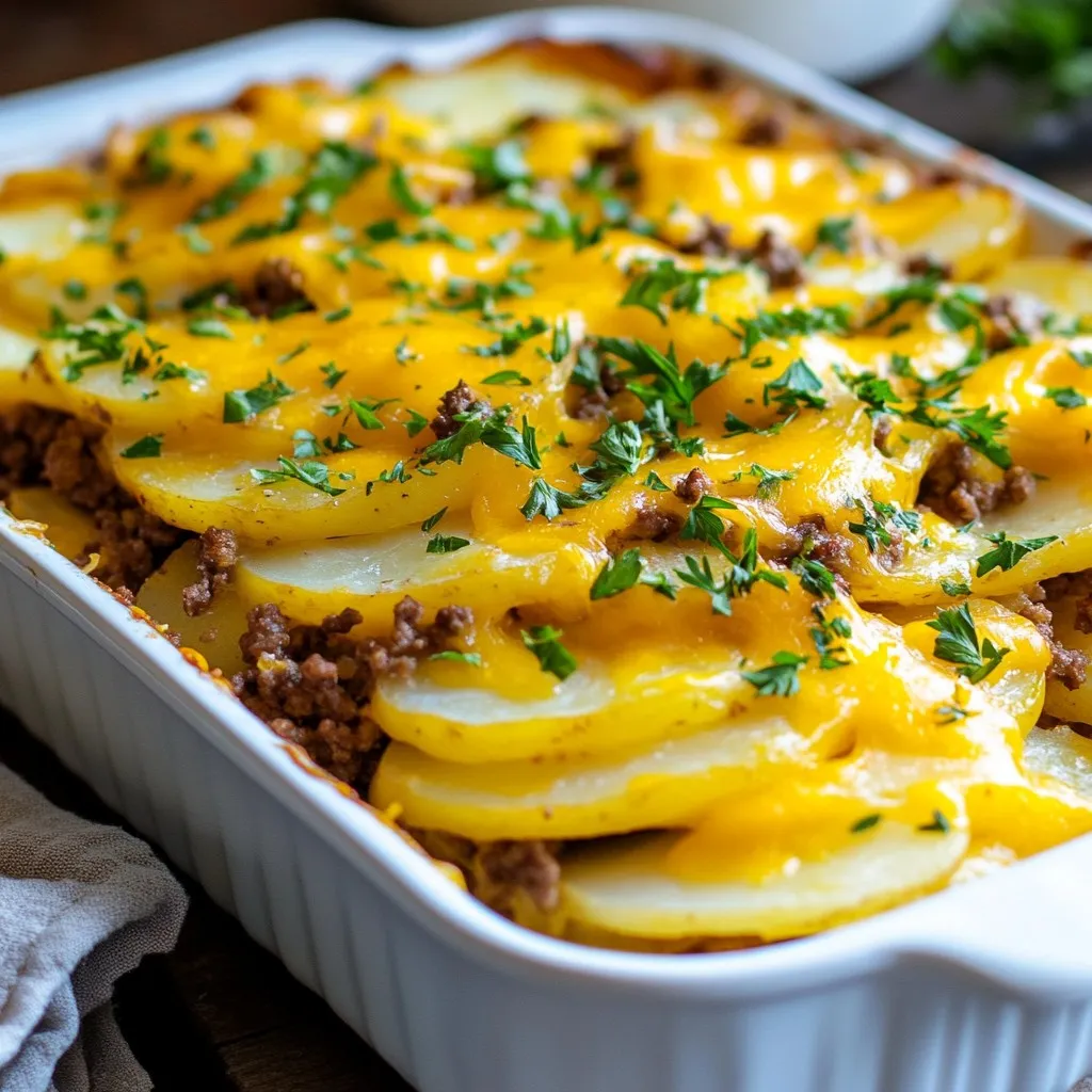 Ground Beef Potato Casserole Flavorful Comfort Dish