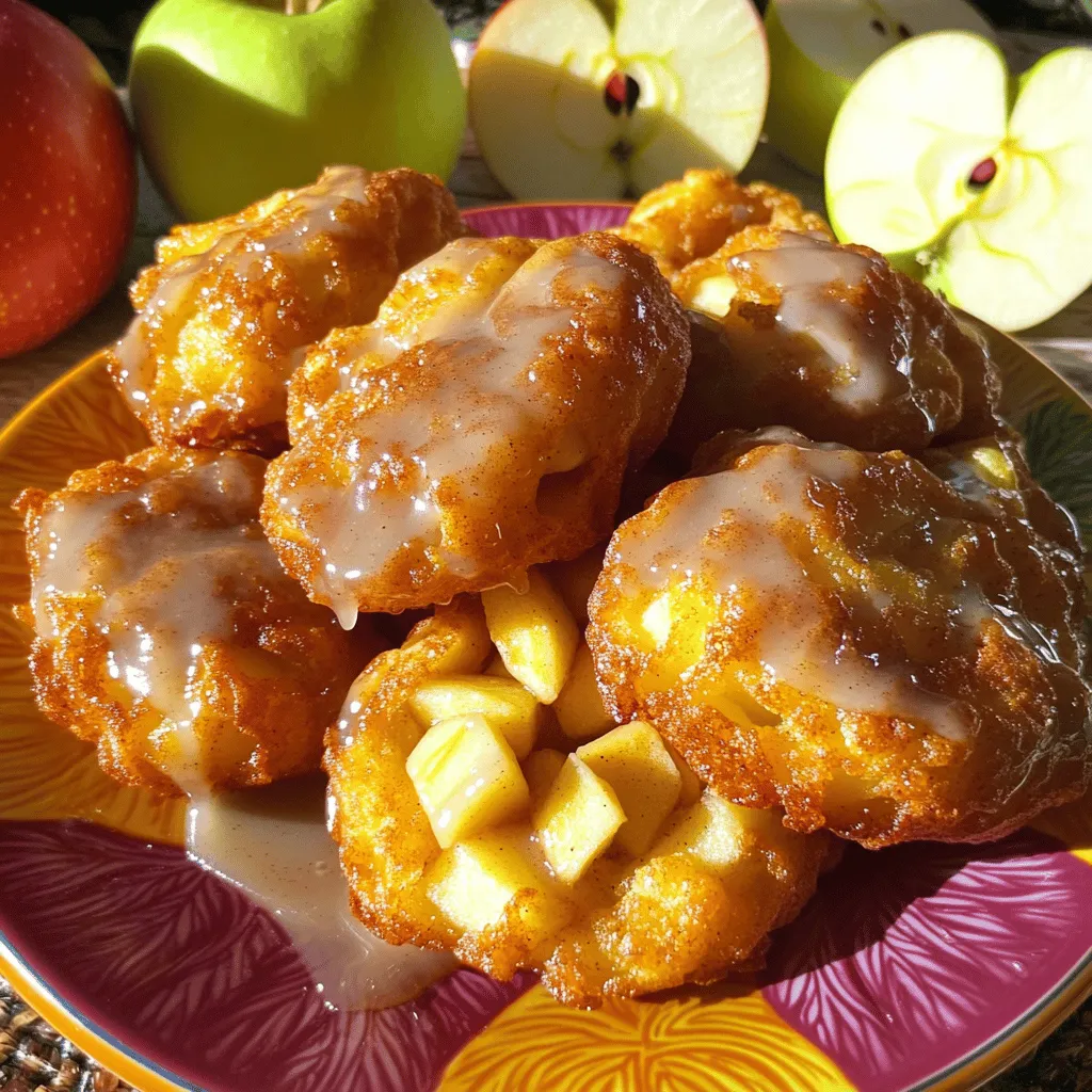 Oven-Baked Apple Fritters Tasty and Simple Recipe