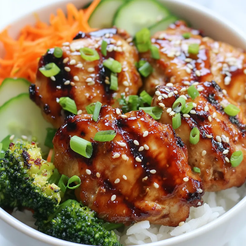 Korean BBQ Chicken Bowls Flavorful and Easy Recipe