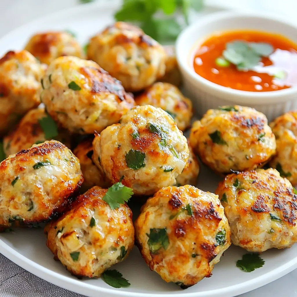 Thai Baked Chicken Meatballs Flavorful and Easy Recipe