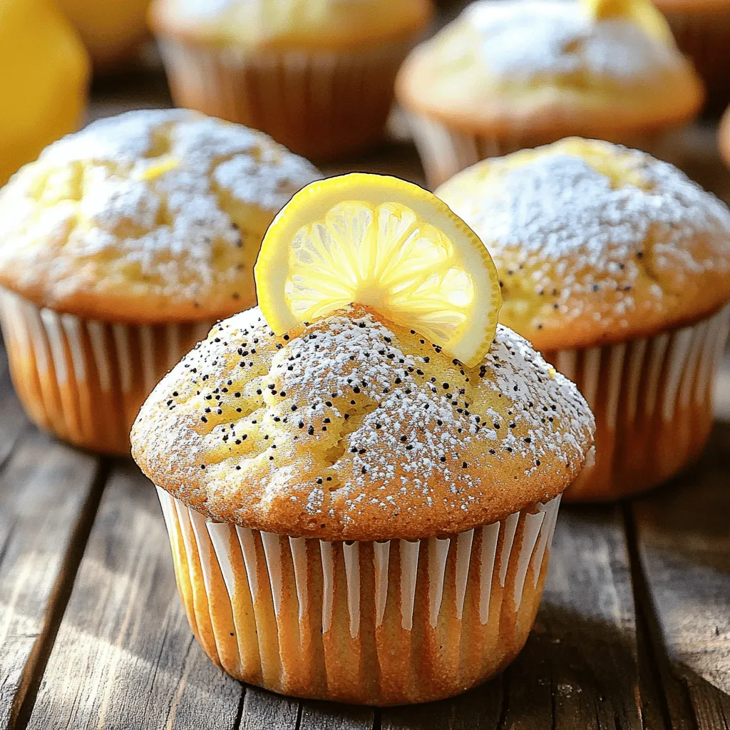 Lemon Poppy Seed Muffins Simple and Flavorful Treat