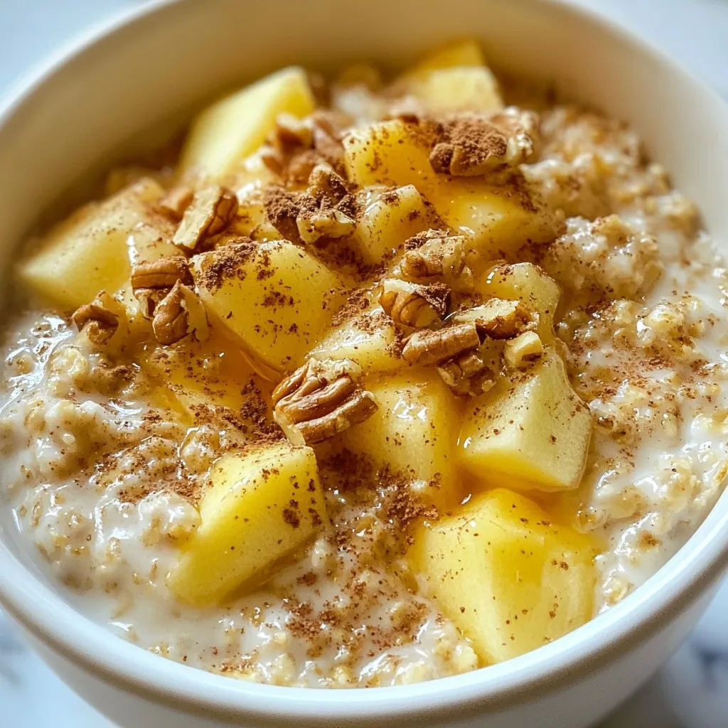 Apple Cinnamon Overnight Oats Tasty and Simple Meal