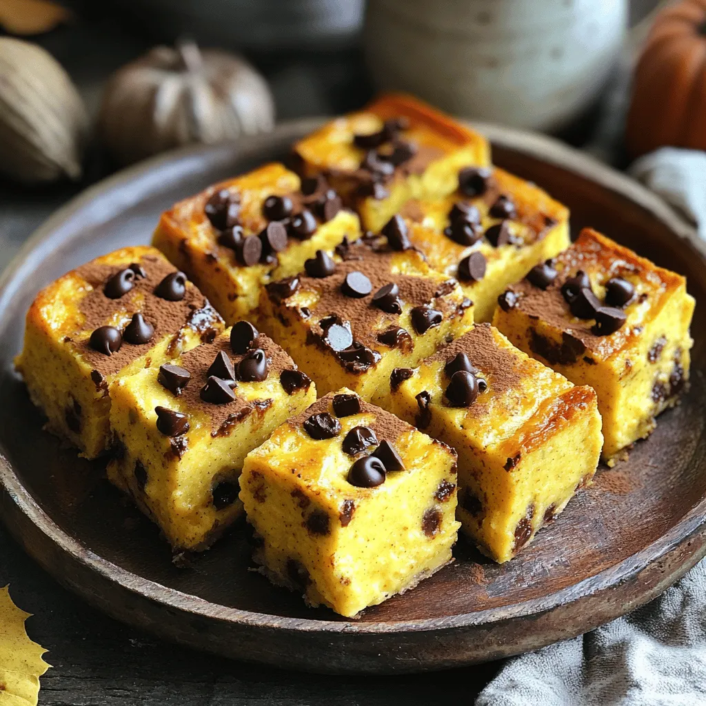 Pumpkin Chocolate Chip Bread Pudding Delightful Treat