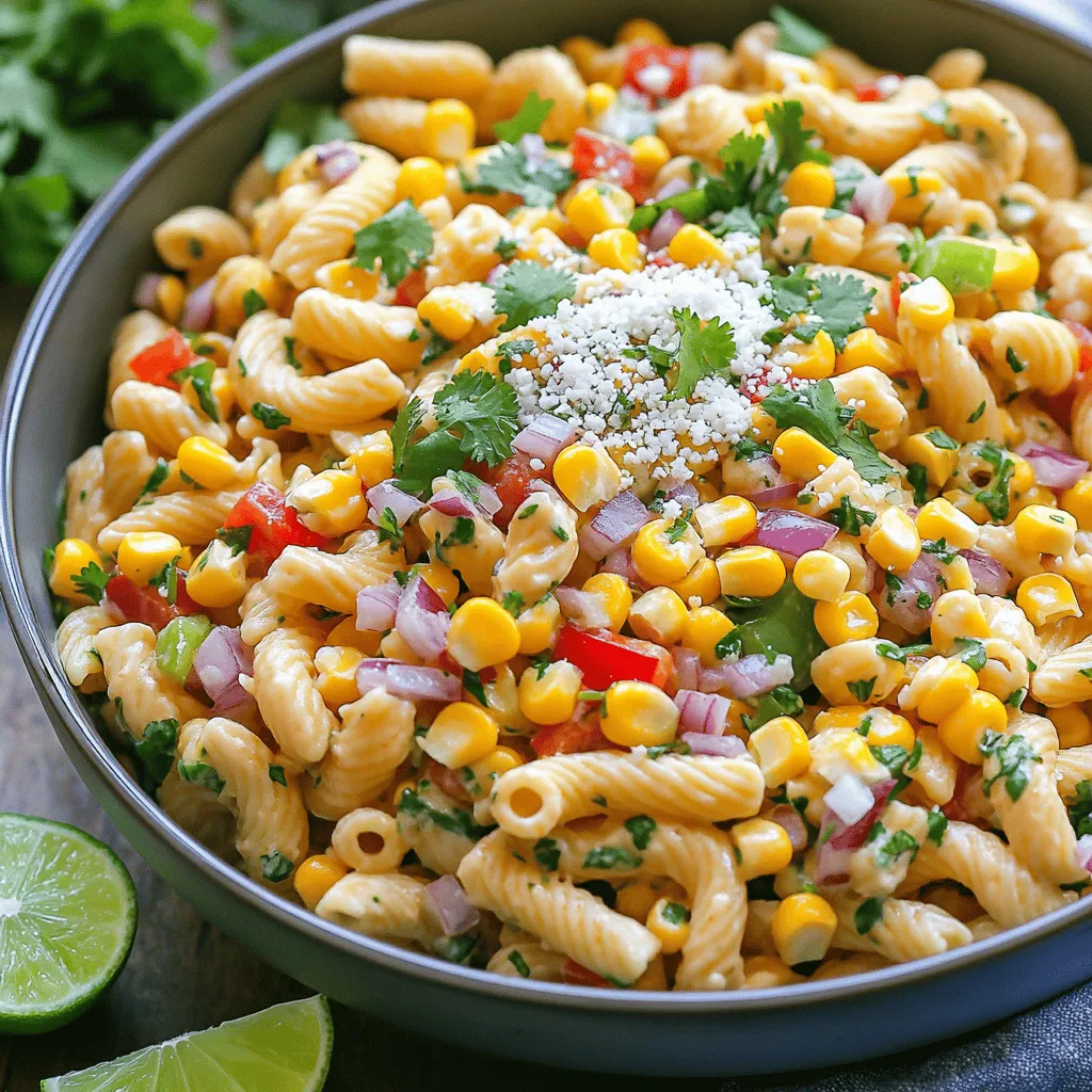 Mexican Street Corn Pasta Salad Flavorful and Fresh
