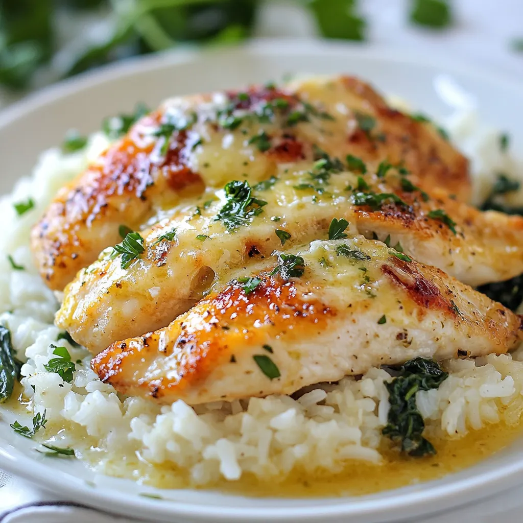 Garlic Parmesan Chicken and Rice Quick and Tasty Meal