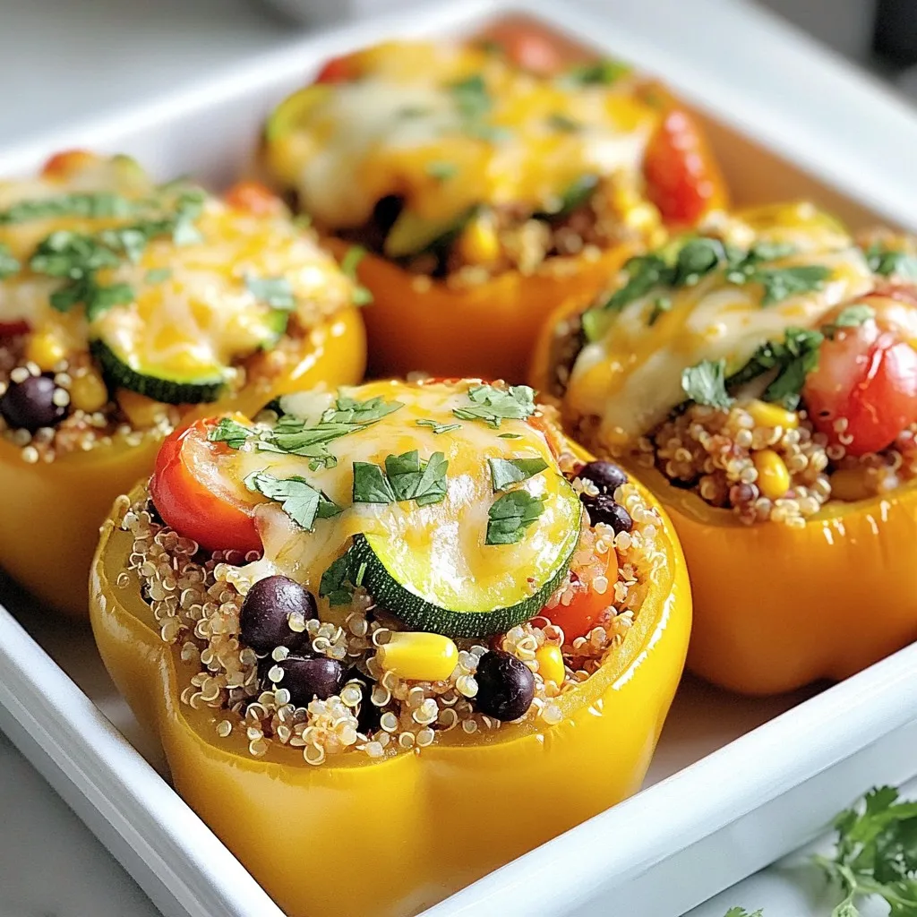 Veggie Stuffed Bell Peppers Flavorful and Healthy Meal