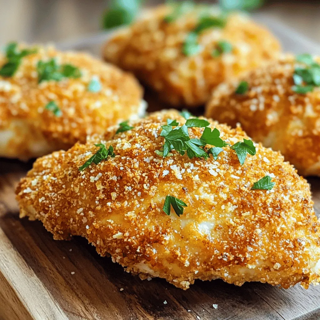Air Fryer Parmesan Crusted Chicken Flavorful Delight
