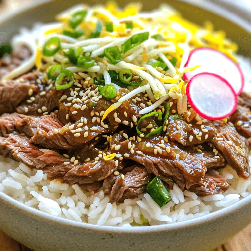 Korean BBQ Beef Bowls Flavorful and Simple Recipe