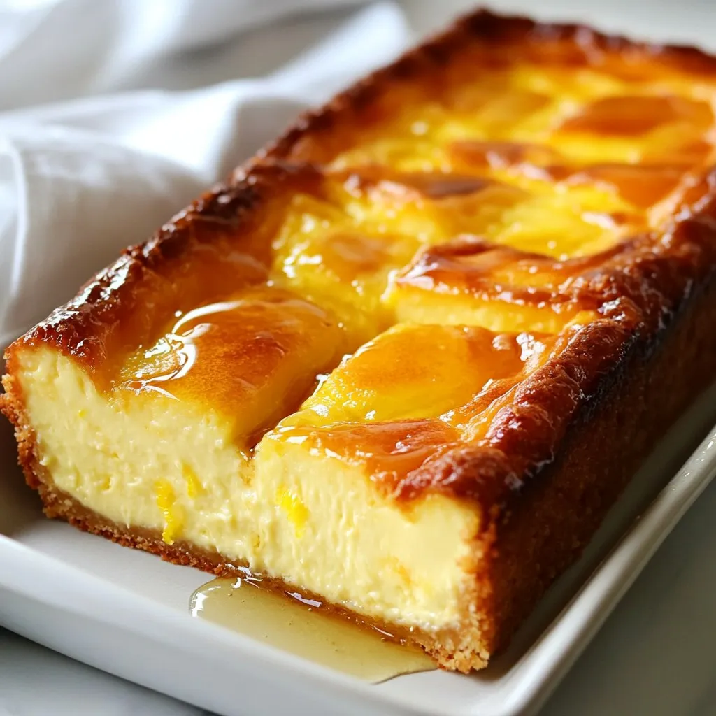 Loaf Pan Basque Cheesecake Rich and Creamy Delight
