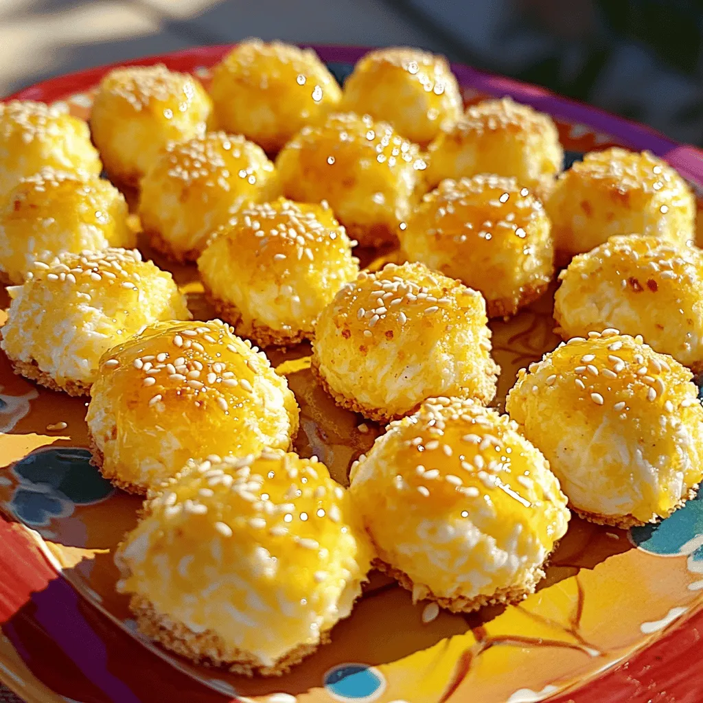 Honeyed 3-Ingredient Cheesy Bites Delicious Snack