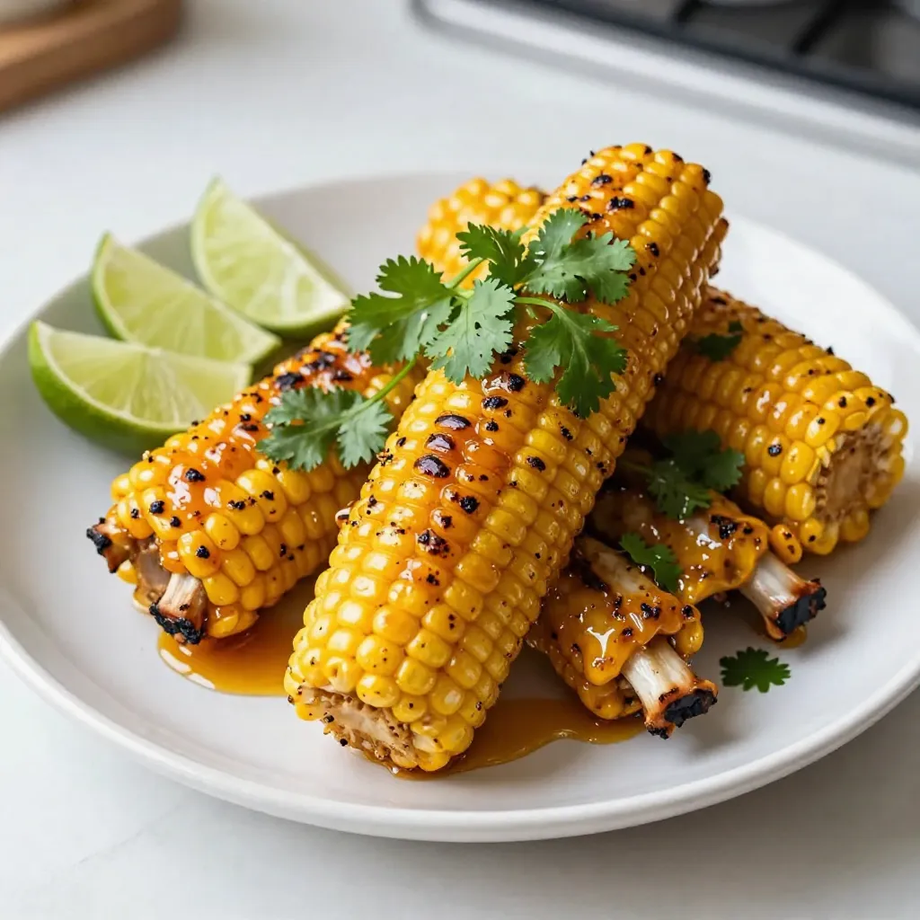 Spicy Honey Butter Corn Ribs Flavorful Grilled Dish