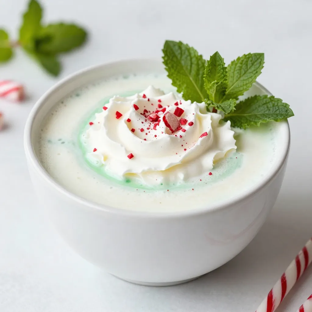 Peppermint Eggnog Punch Festive Holiday Delight