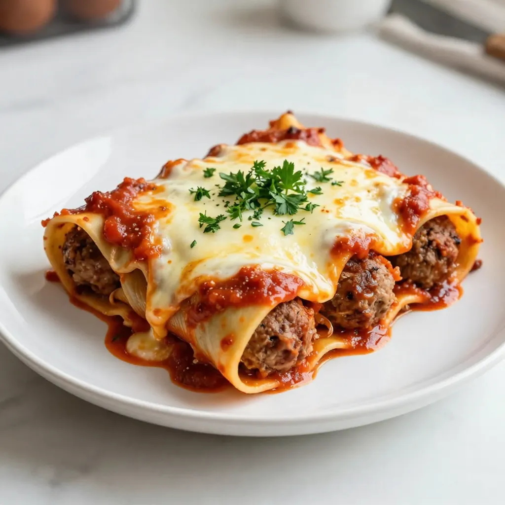 Italian Meatball Lasagna Roll-Ups Flavorful Family Meal
